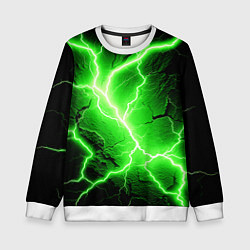 Детский свитшот Color green black