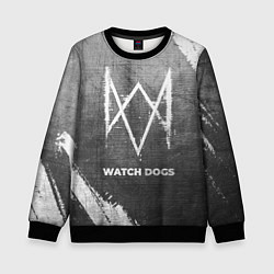 Свитшот детский Watch Dogs - grey gradient, цвет: 3D-черный
