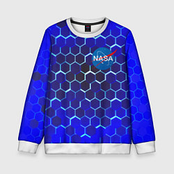 Детский свитшот Nasa голубая броня