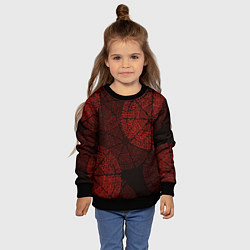Свитшот детский Древне-не-древние узоры, цвет: 3D-черный — фото 2