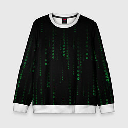 Детский свитшот Color black green