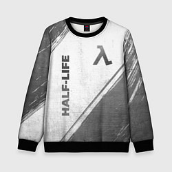 Свитшот детский Half-Life - white gradient вертикально, цвет: 3D-черный