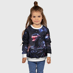 Свитшот детский Чужой на фоне вселенной, цвет: 3D-белый — фото 2