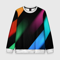 Свитшот детский Multicoloured, цвет: 3D-белый