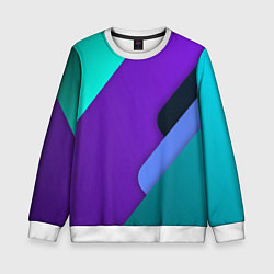 Свитшот детский Multicoloured, цвет: 3D-белый