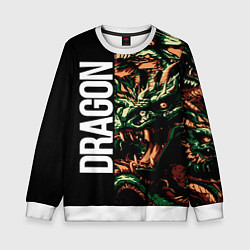Детский свитшот Татуировка дракона ирезуми