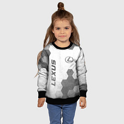 Свитшот детский Lexus - white gradient вертикально, цвет: 3D-черный — фото 2