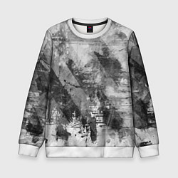 Детский свитшот Абстракция - atomic gray