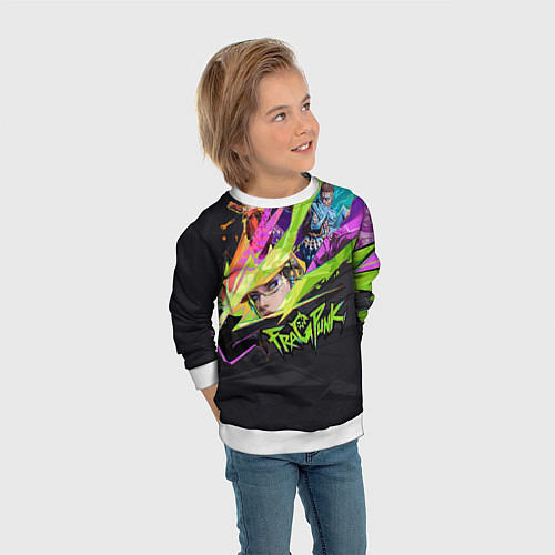 Детский свитшот Fragpunk / 3D-Белый – фото 3