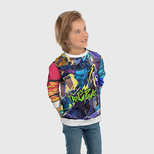 Детский свитшот This is fragpunk / 3D-Белый – фото 3