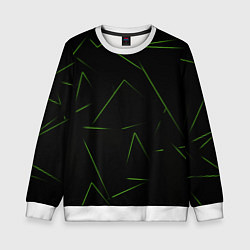 Детский свитшот Color green line