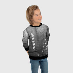Свитшот детский Jaguar - grey gradient вертикально, цвет: 3D-черный — фото 2