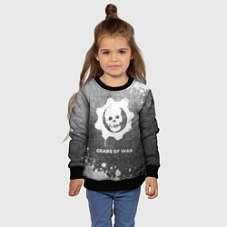 Свитшот детский Gears of War - grey gradient, цвет: 3D-черный — фото 2