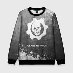 Свитшот детский Gears of War - grey gradient, цвет: 3D-черный