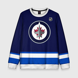 Свитшот детский Winnipeg Jets - NHL team, цвет: 3D-белый