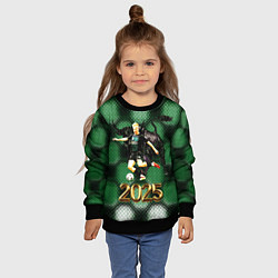 Свитшот детский ФК Краснодар чемпион РПЛ 2025, цвет: 3D-черный — фото 2