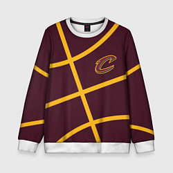 Свитшот детский Кливленд Кавальерс НБА, цвет: 3D-белый