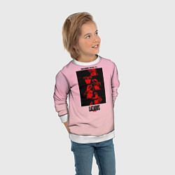 Свитшот детский Lazarus Art, цвет: 3D-белый — фото 2