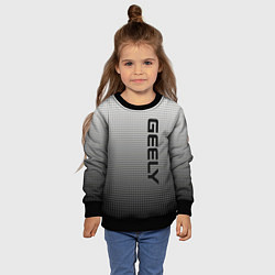 Свитшот детский Geely серый текстурный, цвет: 3D-черный — фото 2