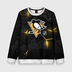 Детский свитшот Питтсбург Пингвинз - плиты с подсветкой