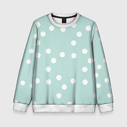 Детский свитшот Снежная морская пена