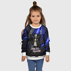 Свитшот детский Победа игрока 456 Игра в кальмара, цвет: 3D-белый — фото 2