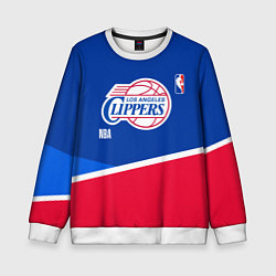 Свитшот детский LA Clippers - basketball, цвет: 3D-белый