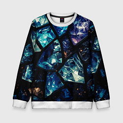 Детский свитшот Текстура драгоценных камней