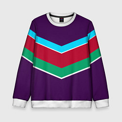 Детский свитшот Фиолетовый с полосами