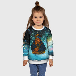 Свитшот детский XXXTentacion think about it, цвет: 3D-белый — фото 2