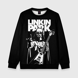 Свитшот детский Linkin Park и Дарт Вейдер, цвет: 3D-черный