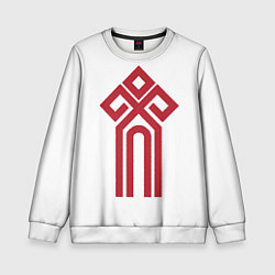 Свитшот детский Чур - Славянская Русь, цвет: 3D-белый