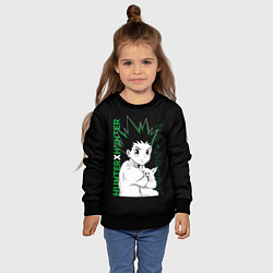 Свитшот детский Гон Фрикс Хантер х Хантер, цвет: 3D-черный — фото 2