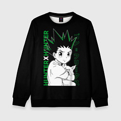 Свитшот детский Гон Фрикс Хантер х Хантер, цвет: 3D-черный