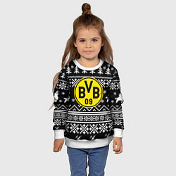 Свитшот детский Borussia x fortnite pattern, цвет: 3D-белый — фото 2