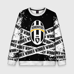 Свитшот детский Juventus подедитель краски, цвет: 3D-белый