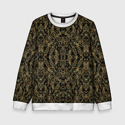 Детский свитшот Славяно - русский орнамент узоры с позолотой
