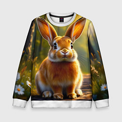 Детский свитшот Зайчик в лесу