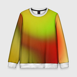 Детский свитшот Color multicolored gradient