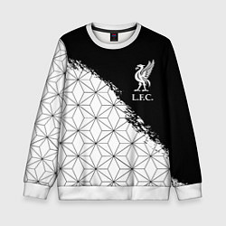 Детский свитшот Liverpool краски текстура геометрия