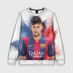 Свитшот детский Neymar FCB, цвет: 3D-белый