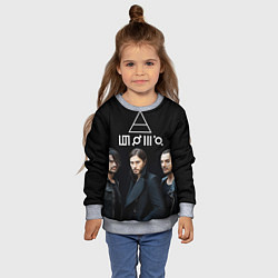 Свитшот детский 30 seconds to mars, цвет: 3D-меланж — фото 2