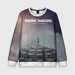 Свитшот детский Imagine Dragons: Night Visions, цвет: 3D-белый