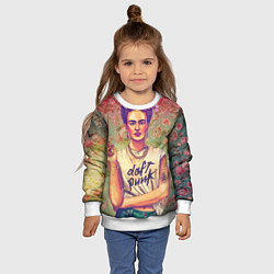 Свитшот детский Фрида, цвет: 3D-белый — фото 2