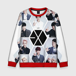 Свитшот детский EXO Boys, цвет: 3D-красный