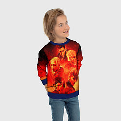 Свитшот детский Big Bang: Flame Boys, цвет: 3D-синий — фото 2