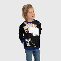Свитшот детский BTS: Hood by air, цвет: 3D-синий — фото 2