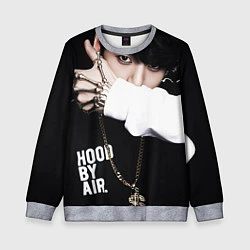 Свитшот детский BTS: Hood by air, цвет: 3D-меланж