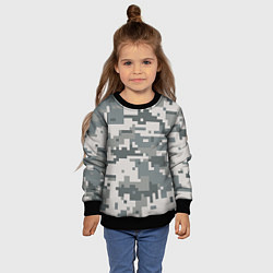 Свитшот детский Камуфляж, цвет: 3D-черный — фото 2