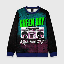 Свитшот детский Green Day: Kill the DJ, цвет: 3D-синий